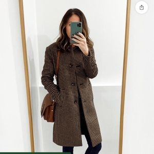 Ann Taylor Houndstooth Coat